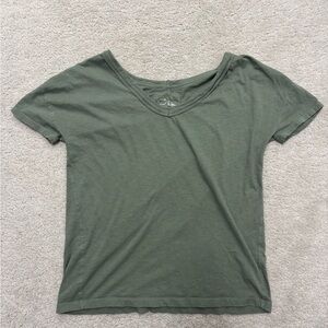 Aerie Sage Green Short Sleeve Tee